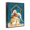 Stupell Industries Comforting Nativity Painting Framed Giclee, design by Diane Kater